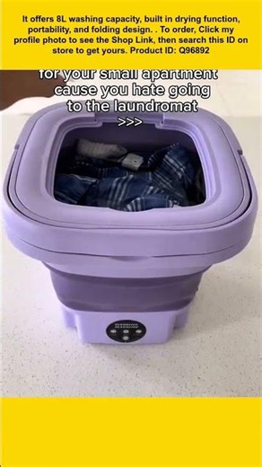 This is a portable washing machine.