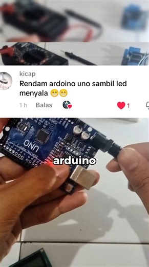 Eksperimen menggunakan arduino #arduino #arduinoproject #robotika #internetofthings