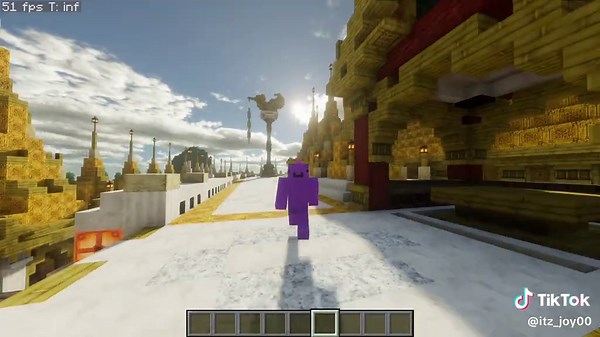Java Version |Shwedagon pagoda made by @mcrafter.tt #fyppppppppppppppppppppppp #shwedagonpagoda #minecraft #shaders