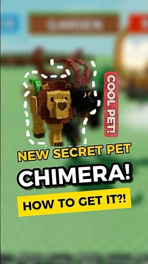 NEW Secret Pet Chimera in Grow a Garden Roblox! 🔥