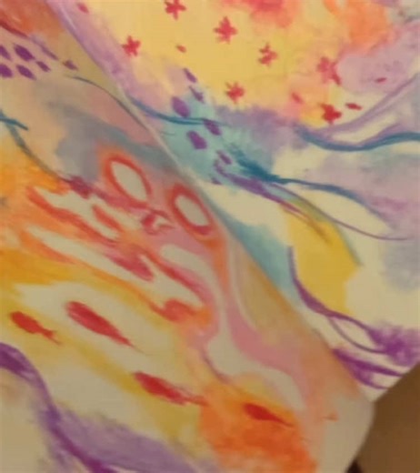 Exploring Abstract Art: An Artist's Workspace Process