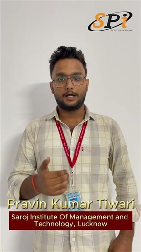 Feedback of Pravin K Tiwari from Saroj Institute Of Management & Technology, Lucknow | 𝐒𝐨𝐟𝐭𝐩𝐫𝐨 𝐈𝐧𝐝𝐢𝐚