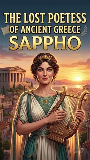 SAPPHO | THE LEGENDARY LYRIC POET OF GREECE #education #reels #historyshorts