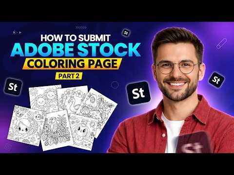How To Submit Coloring Book Adobe Stock - Design a Coloring Page Part-2