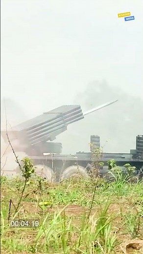 The Indonesian National Army uses the RM-70 multiple rocket launcher