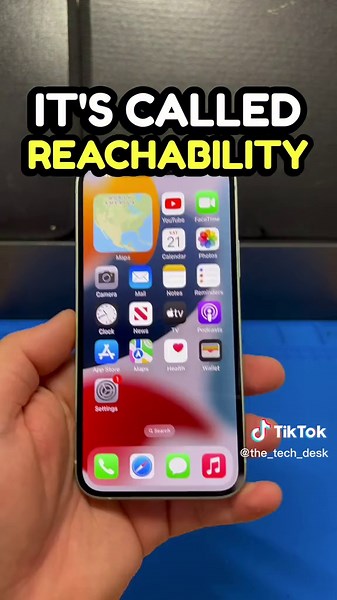How to Enable Reachability on Your iPhone #tips #helpingothers #ios #ios16 #apple #appleiphone #hiddensecrets