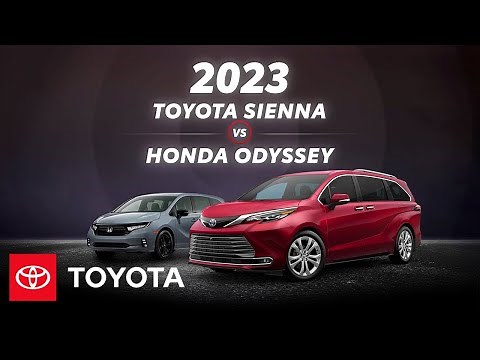 2023 Toyota Sienna vs 2023 Honda Odyssey | Toyota