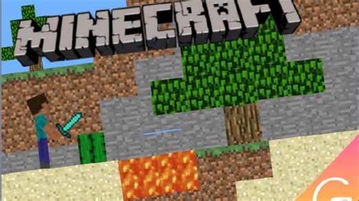 【MC跑酷】scratch 但是麦块！在2D的世界里躲避岩浆和<仙人掌>！！