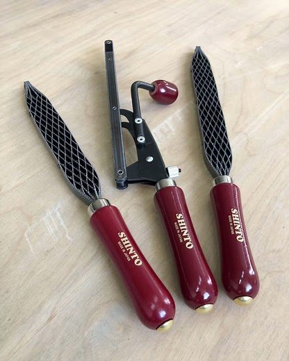 Японские рашпили по дереву для плотников и столяров | Saw Rasp Shinto