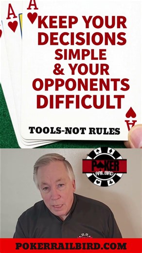 How Strong Poker Players Simplify Decision Making