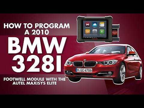 Autel Maxisys Elite | How To Program A BMW Footwell Module with Autel Maxisys Elite | Training 2020