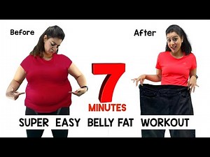 Easy Home Workout To Lose Belly Fat For Beginners | How To Lose Belly Fat with Easy Exercises