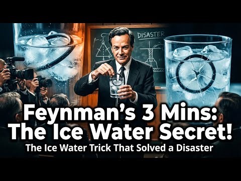 The Ice Water Trick That Solved a Disaster: Feynman’s 3 Minutes of Truth