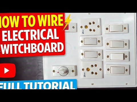 6 Switch 2 Socket Regulator and Indicater Board wiring Connection| Simple Board Wiring connection