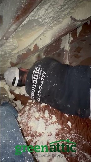 This is how we remove Spray Foam Insulation! 🛠️✨