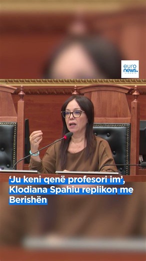 ‘Ju keni qenë profesori im’, Klodiana Spahiu replikon me Berishën