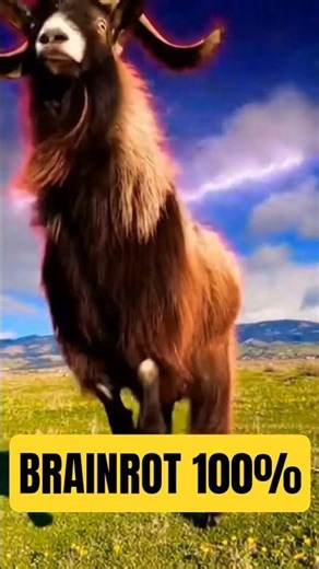 Goat Ascends to Italian Brainrot God #funny