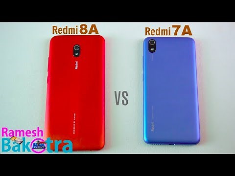 Redmi 8A vs 7A SpeedTest and Camera Comparison