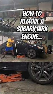 How I Removed a WRX Engine | 2.26 minutes of highlights! 😌