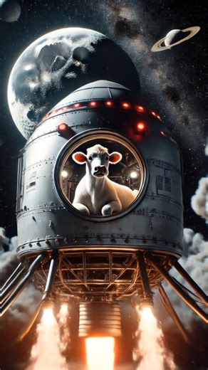 "Cow Lands on Mars and Grows Tomatoes with Aliens! 🚀🥶😂 | Funny Space Story