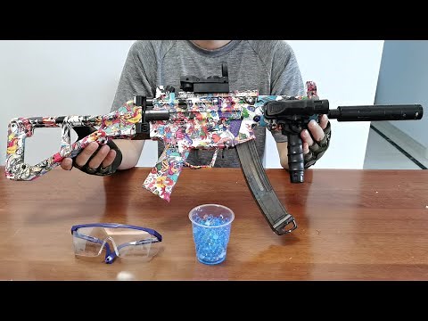 MP5K Gel Blaster Unboxing 2022 - Electric Splatter Ball Toy Gun