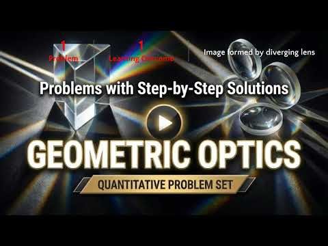 How to Solve Diverging Lens Problems | Geometric Optics Tutorial