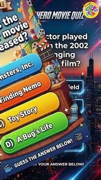 🎬 10 Movie Trivia Questions! Rapid Fire Challenge #Shorts