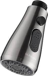 Pull-Out Spray Head Replacement Part for Kitchen Sink Faucet - Brushed Nickel Finish (D-1005B)