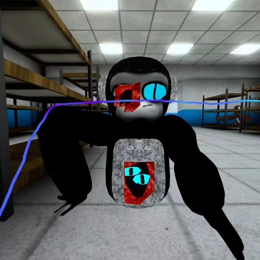 Geralds jumpscares in Scared Chimps REWIRED.