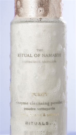 Rituals Cosmetics on Instagram: "Need a little glow boost? Cleanse your way to complexion perfection with our innovative Enzyme Cleansing Powder, infused with papaya and pineapple enzymes. Just add water to transform it into a creamy foam that gently exfoliates, leaving your skin soft, smooth, and radiant 🍍✨ #EnzymeCleansingPowder #CleansingRoutine #RitualsSkincare"