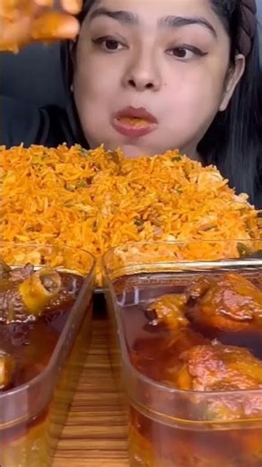 eating chiken with gravy rice #viral #asmr #viralshort #shorts #shortsfeed #asmreating