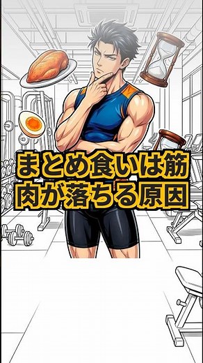 筋肉を守るタンパク質の分散摂取 #サルコペニア #タンパク質 #健康寿命