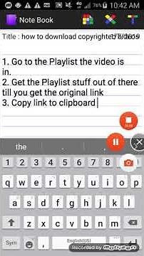 How to download copyrighted videos off youtube