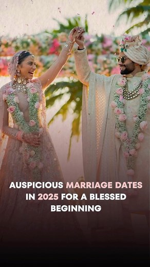 Weddingz.in on Instagram: "Planning your big day in 2025? 💍 Discover the perfect Saya dates/Hindu marriage dates for a blessed beginning. Let’s make your dream wedding a reality! ✨ #SayaDates #MarriageDates2025 #HinduMarriage #WeddingGoals #PerfectDay"