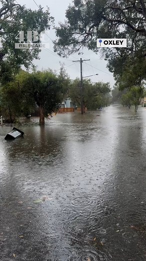 1.4K views · 11 reactions | Oxley has taken a devastating hit as the effects of Ex-Tropical Cyclone Alfred continue to impact Southeast Queensland. | 4BC Brisbane | Facebook