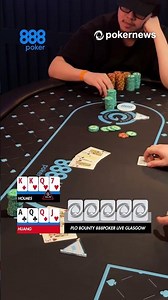 THE WINNING HAND 🏆 | Turbo PLO Bounty @888Poker LIVE Glasgow #shorts #pokernews