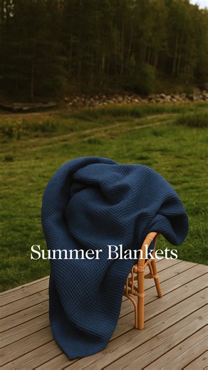 Wrap yourself in the lightweight luxury of our Waffle Summer Blankets. Perfect for those warm nights, these blankets are breathable, soft, and designed to keep you cool while adding a touch of elegance to your bedding. | The Linen Company | Facebook