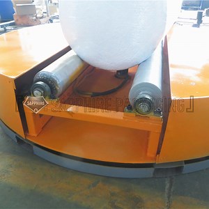 [Hot Item] Paper Reel Automatic Roll Wrapping Machine Cylinder Products Pallet Wrapping Machine