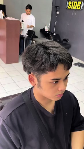 Mid Taper Textured Fringe Haircut Guide