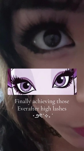 A dream come true ||#fyp #everafterhigh #eyemakeup #style #lashes | ever after high makeup
