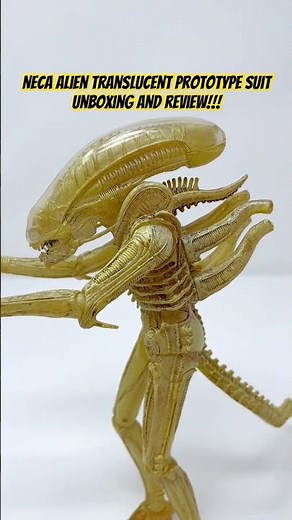 Neca Alien translucent prototype suit unboxing and review!!! Check out my video! #necatoys #alien