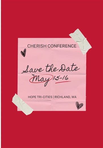 The rumors are true!!!!🤗🎉👏 The secret is out…🥁 CHERISH CONFERENCE 2026 is happening on May 15th and 16th at Hope TriCities Church in Richland, WA!!! 🥳🙌🏼 Save the date and get ready for the best 2-day experience to discover your purpose and cherish your worth!!! From a panel discussing relatable topics, powerful worship, breakout sessions, vendors to shop, new Cherish merch drop, drinks, food, to a heaven-sent word from April, this is an event you don’t want to miss!! Stay tuned for regist