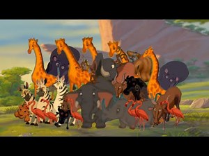 Meet simba's savanna animal friends. The Lion King.
