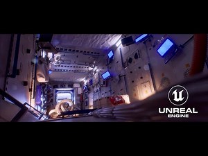 Space Station Interior Basics for Unreal Engine 5 and Cinema 4D