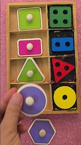 Come on, come on kids 🥰 Let's learn to match geometric shapes 🪈📐🚩