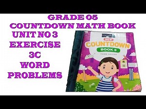Class 5 Countdown Unit 3 Exercise 3c Word Problems Solved