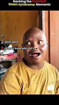 Ranking the most funniest down syndrome moments ever 😅