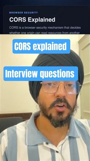 CORS Explained | Why Your API Works in Postman But Not Chrome