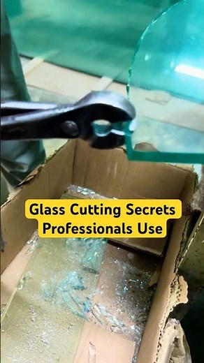 Satisfying Glass Cutting and Breaking
