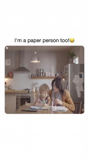 videos on Instagram: "I’m a paper person too!😂 • Follow us @onenicevideo for more videos like this! • Credit: • • • #funny #reelsinstagram #laugh #smile #fyp #wholesome #funnyvideos"